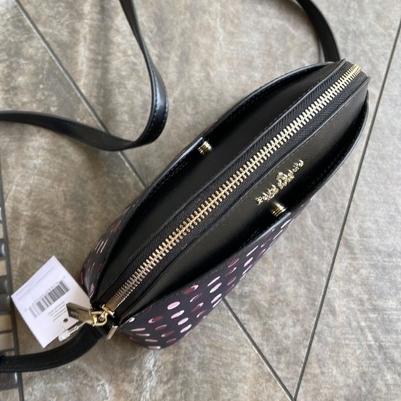 Kate Spade Payton Dome Crossbody with Fiesta Dot Black Multi - Picture 12 of 16